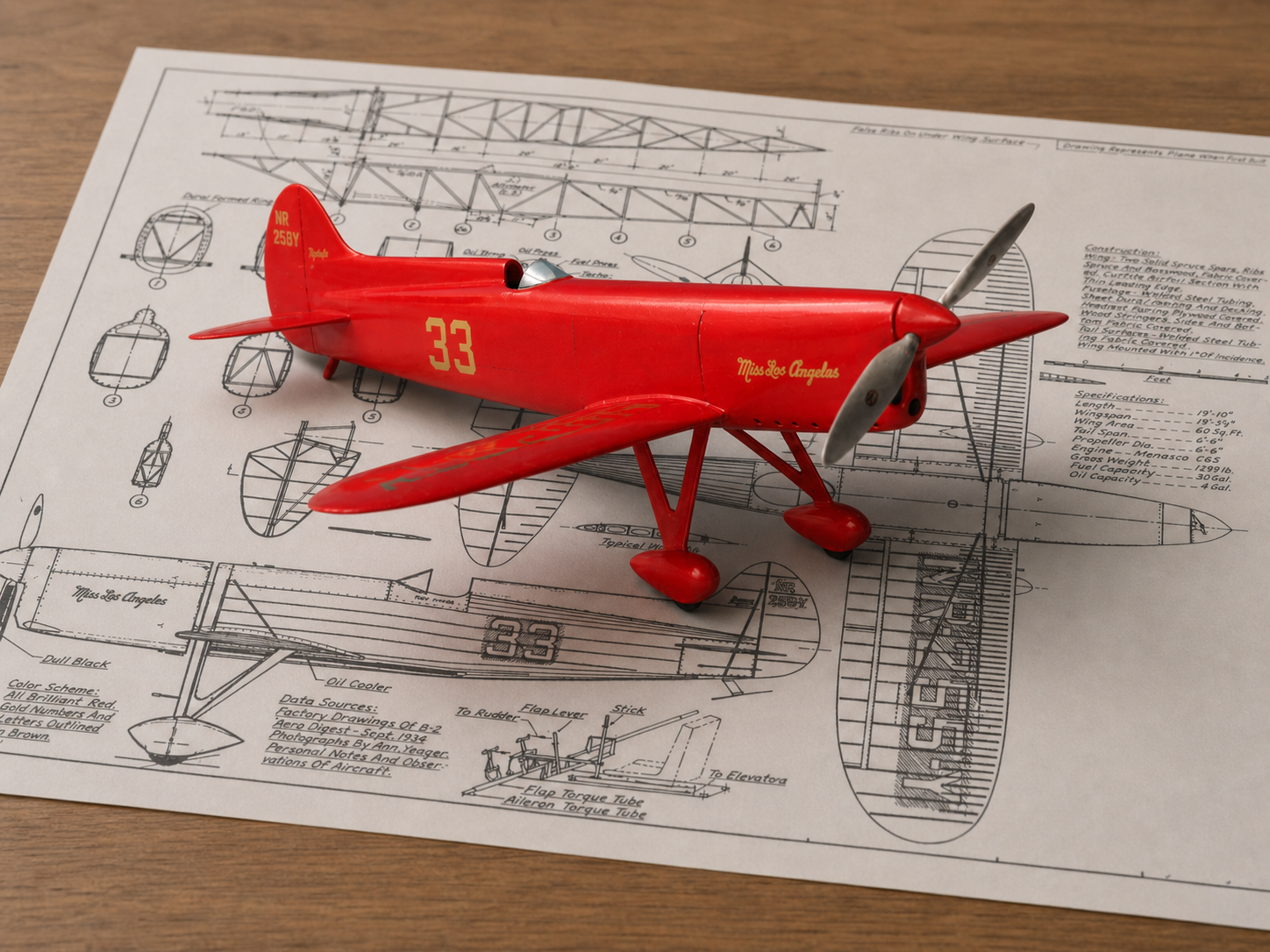 A representative solid model placed in relation to a drawing or record
