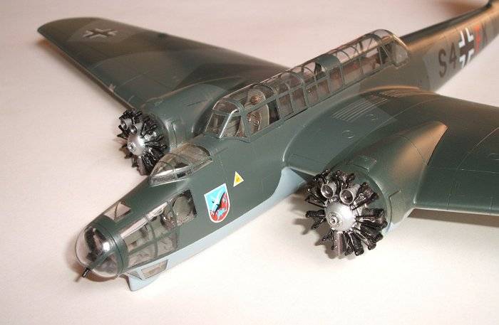 Attaching the canopies and engines