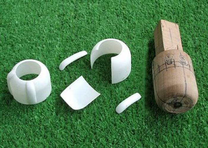 Heat-pressing the cowlings