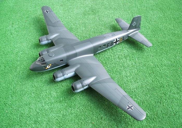 After painting the upper surface colors RLM 72/73
